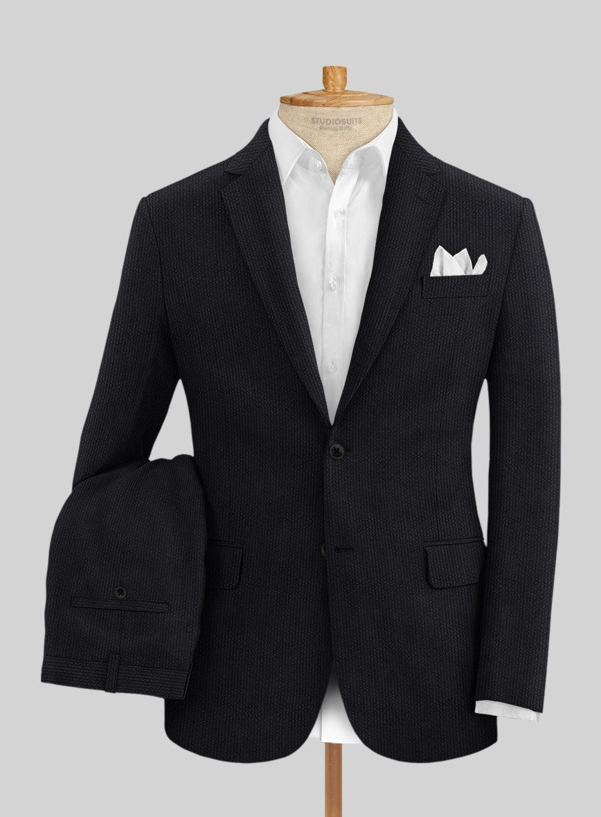 Italian Cotton Seersucker Helena Suit - StudioSuits