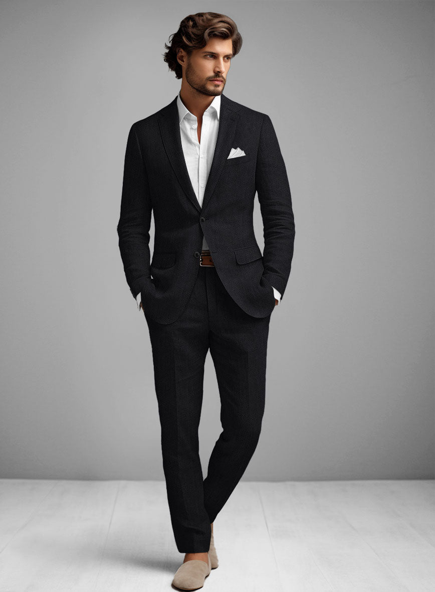 Italian Cotton Seersucker Helena Suit - StudioSuits