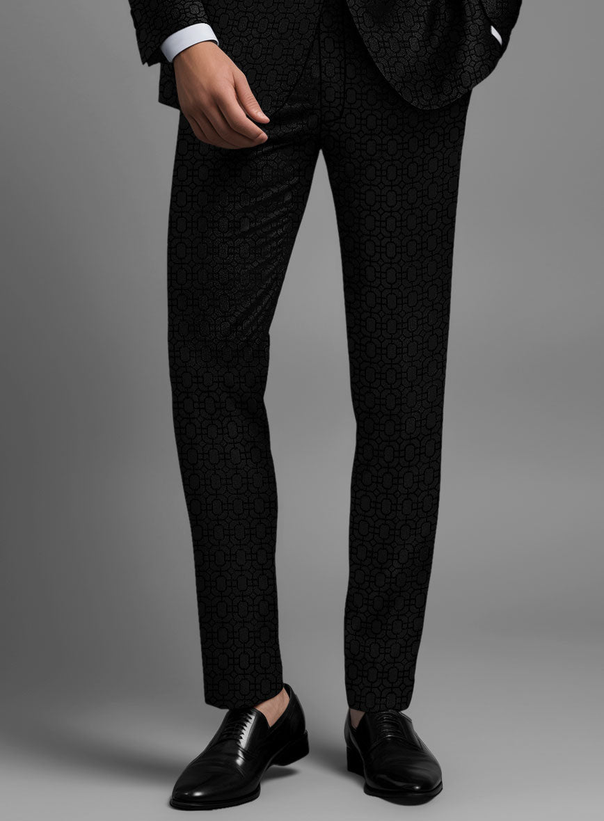 Italian Silk Lycra Virgilio Pants - StudioSuits