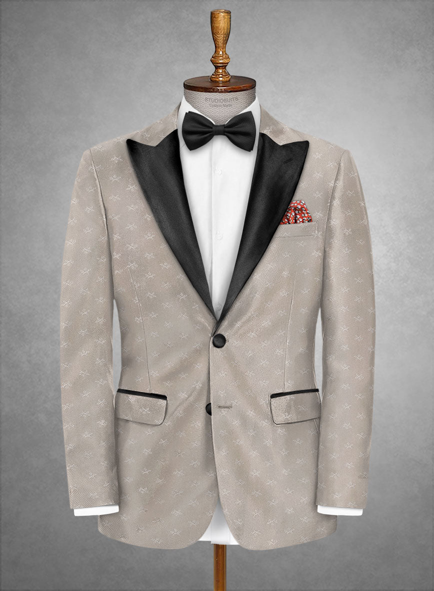 Italian Silk Masco Tuxedo Jacket - StudioSuits