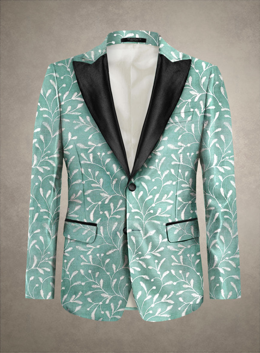 Italian Silk Mirelle Tuxedo Jacket - StudioSuits