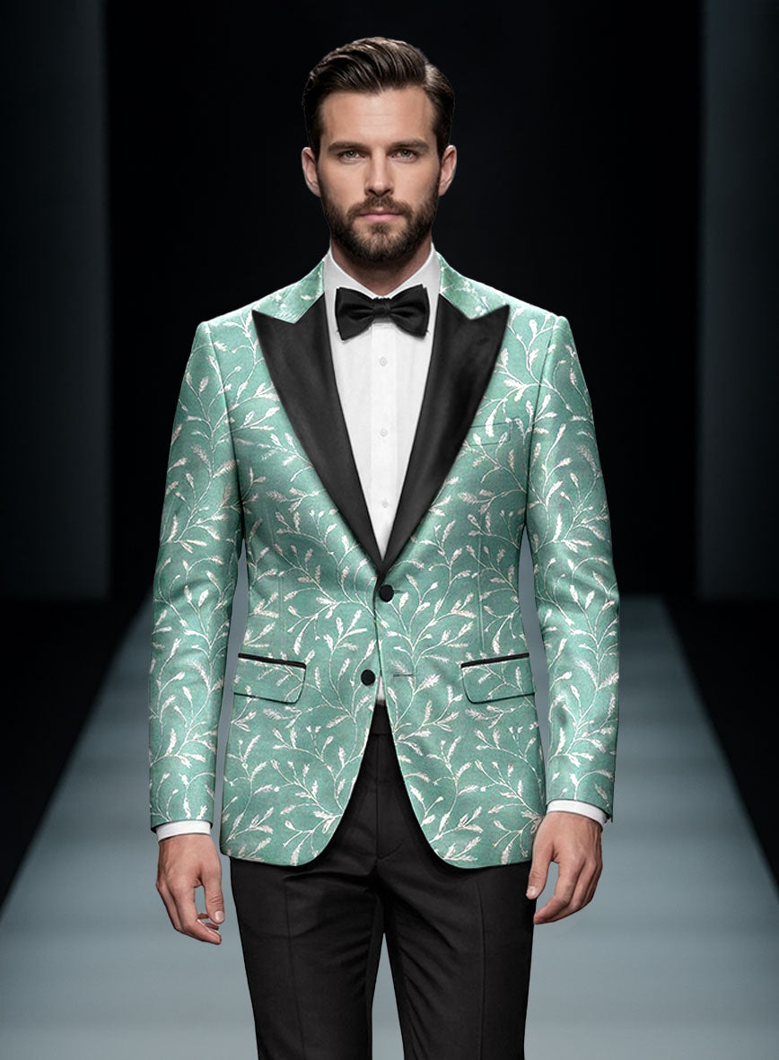 Italian Silk Mirelle Tuxedo Jacket - StudioSuits