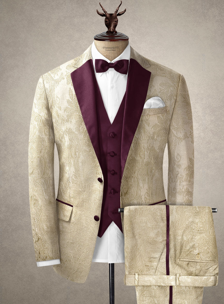 Italian Silk Riguel Tuxedo Suit - StudioSuits