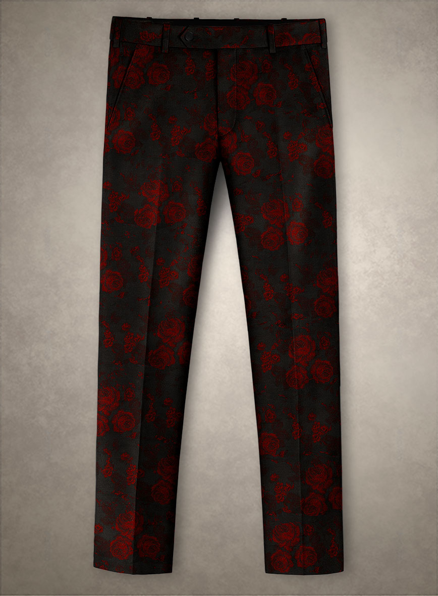 Italian Silk Rosaire Pants - StudioSuits