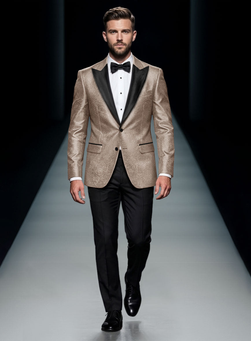 Italian Silk Silvara Tuxedo Suit - StudioSuits
