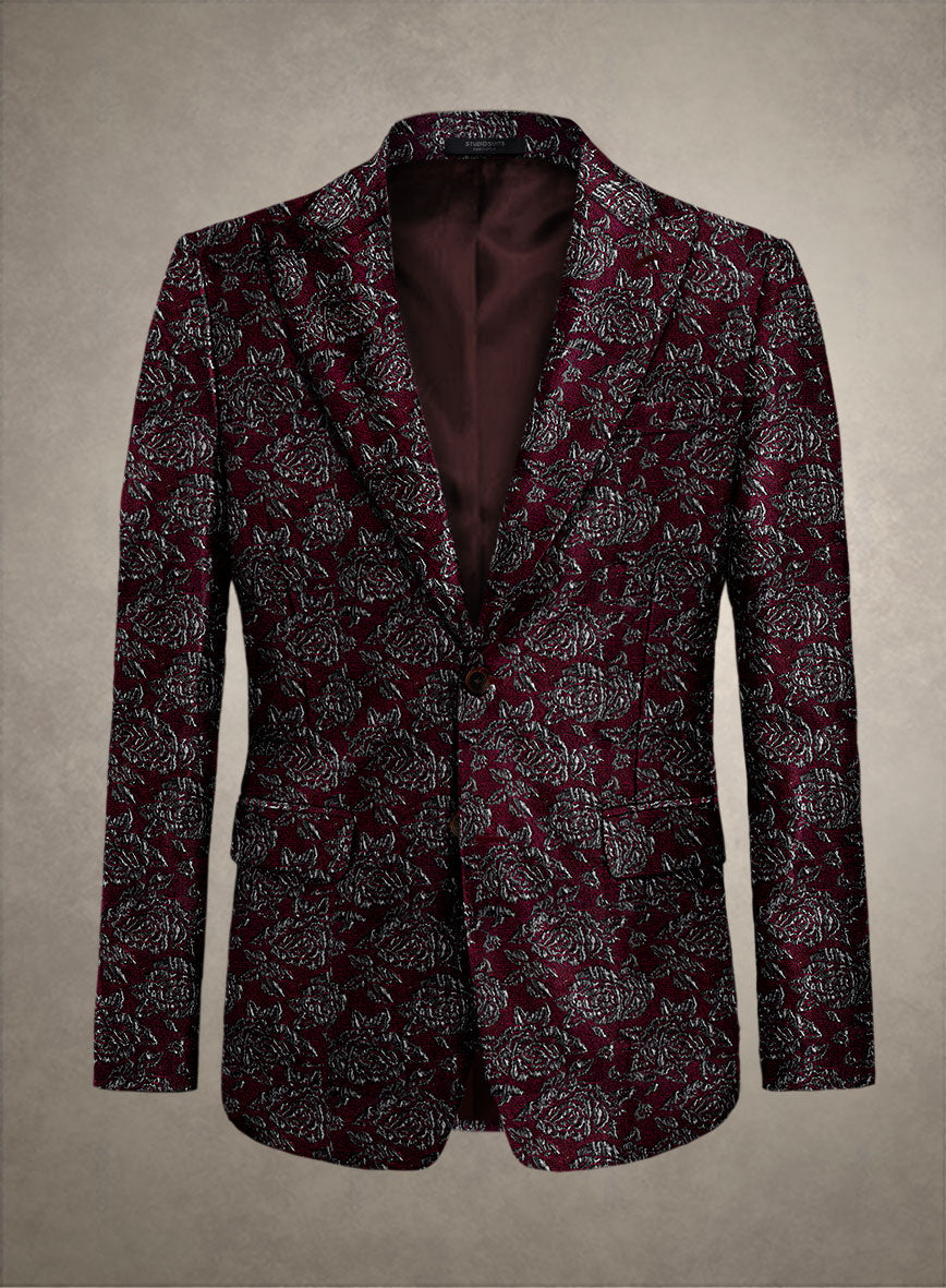 Italian Silk Thistle Jacket - StudioSuits