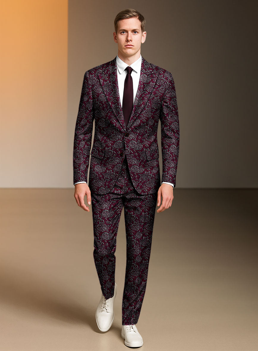 Italian Silk Thistle Suit - StudioSuits