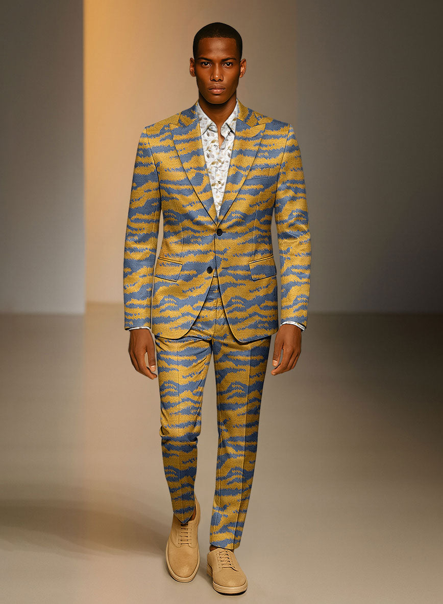 Italian Silk Tigro Luxe Suit - StudioSuits