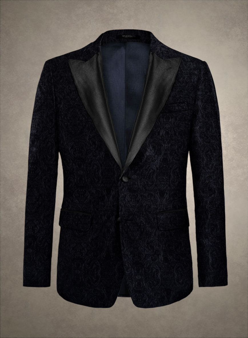 Italian Silk Ziani Tuxedo Blazer - StudioSuits