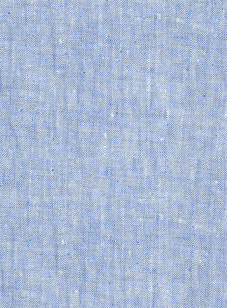 Women's Italian Sky Blue Linen Pants - StudioSuits