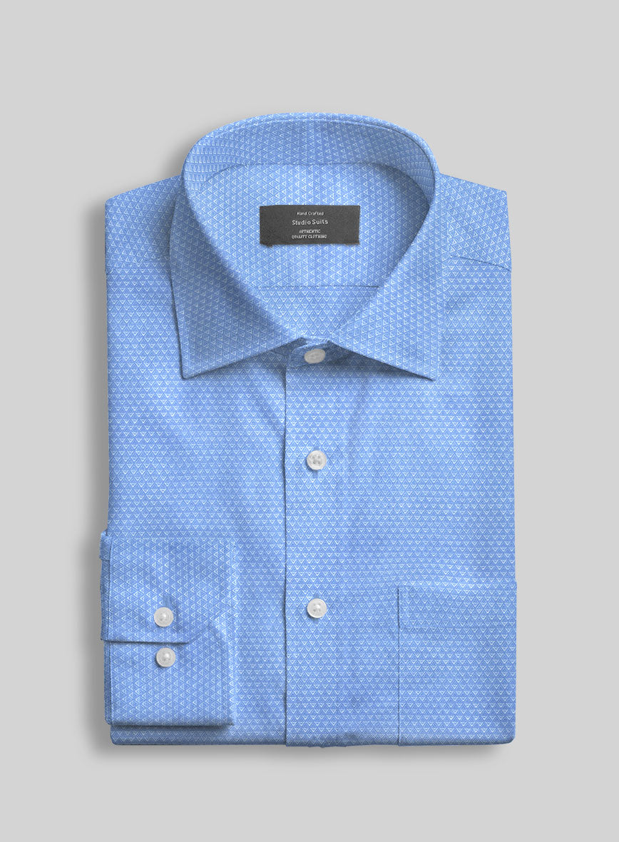 Italian Skyform Geo Shirt - StudioSuits