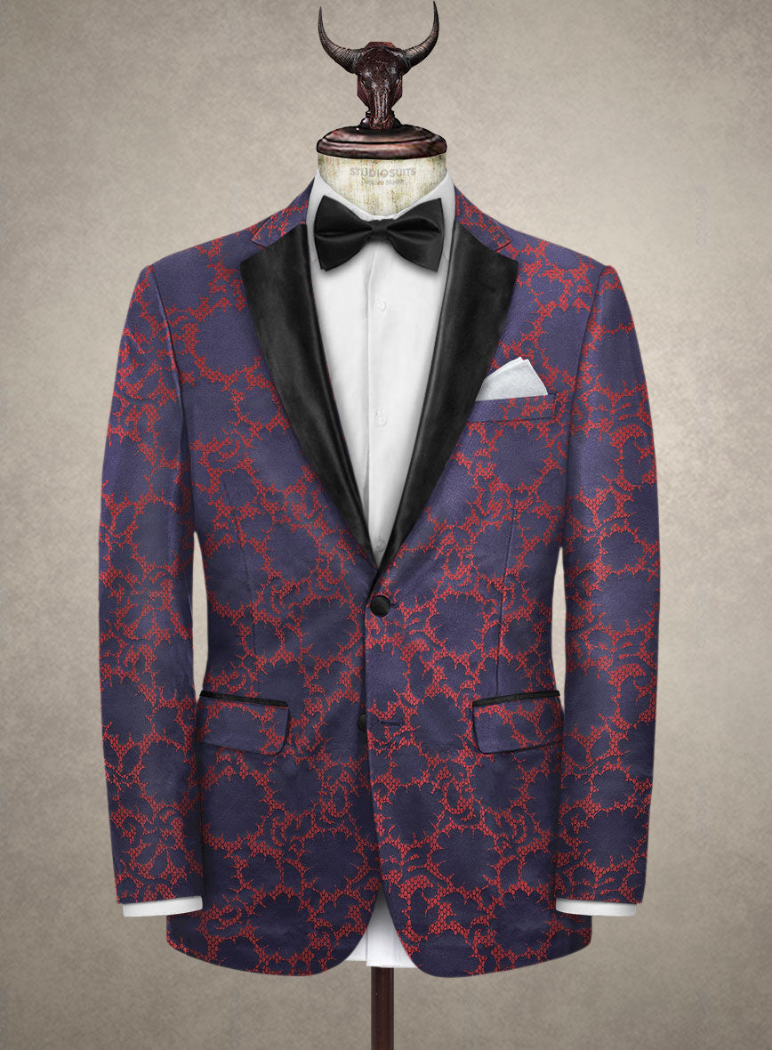 Italian Silk Imrani  Tuxedo Jacket - StudioSuits