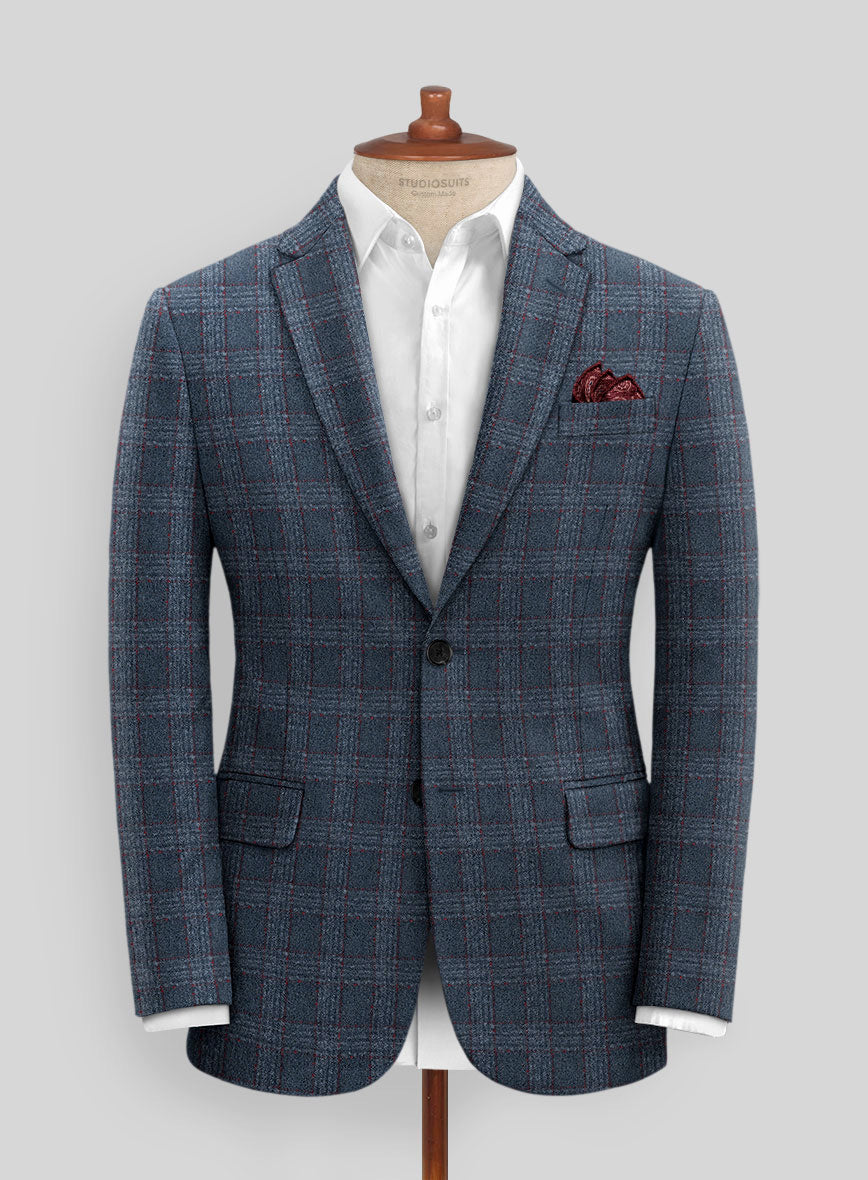 Italian Solda Checks Tweed Jacket - StudioSuits