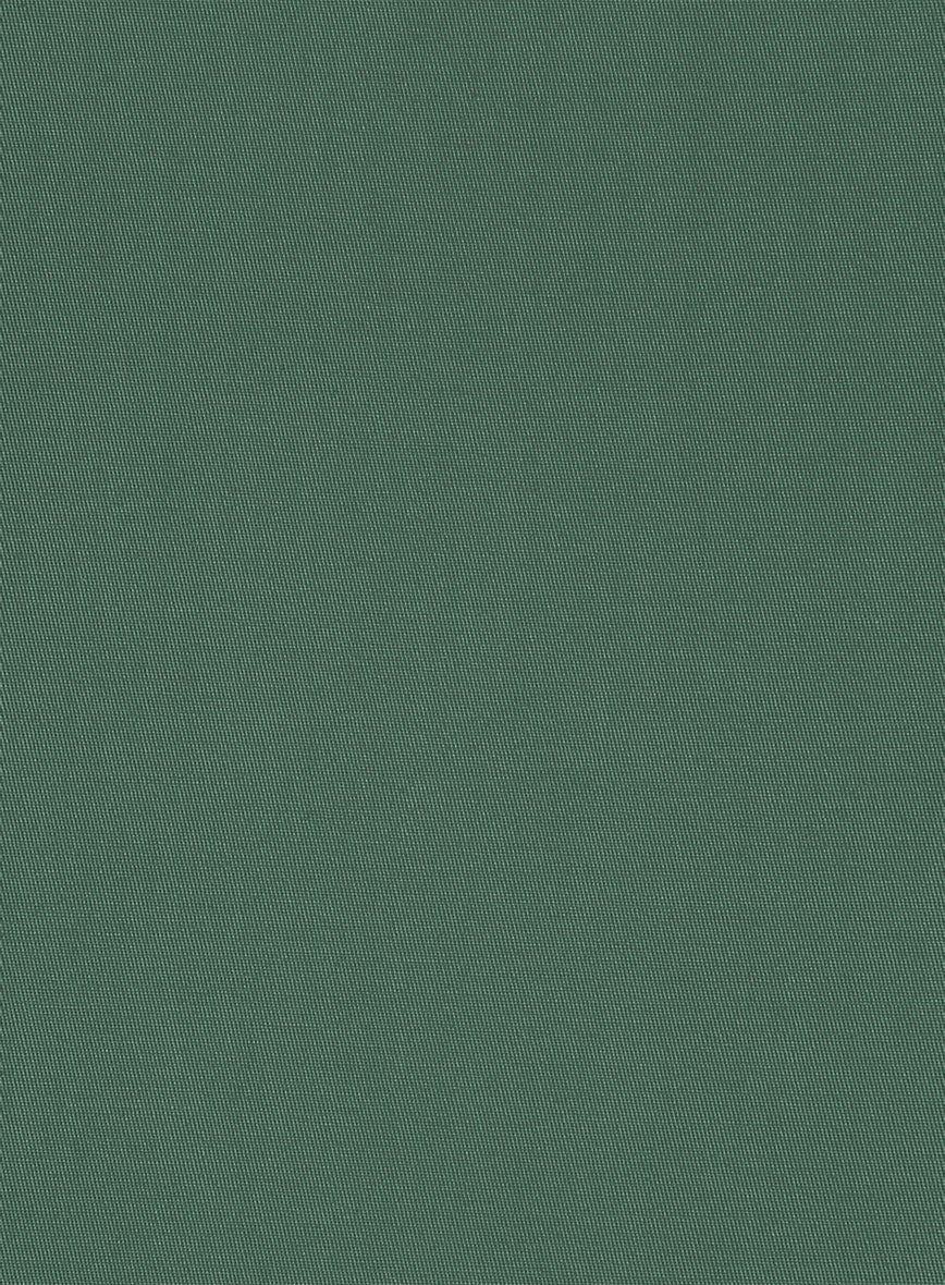 Italian Spring Green Cotton Stretch Shorts - StudioSuits