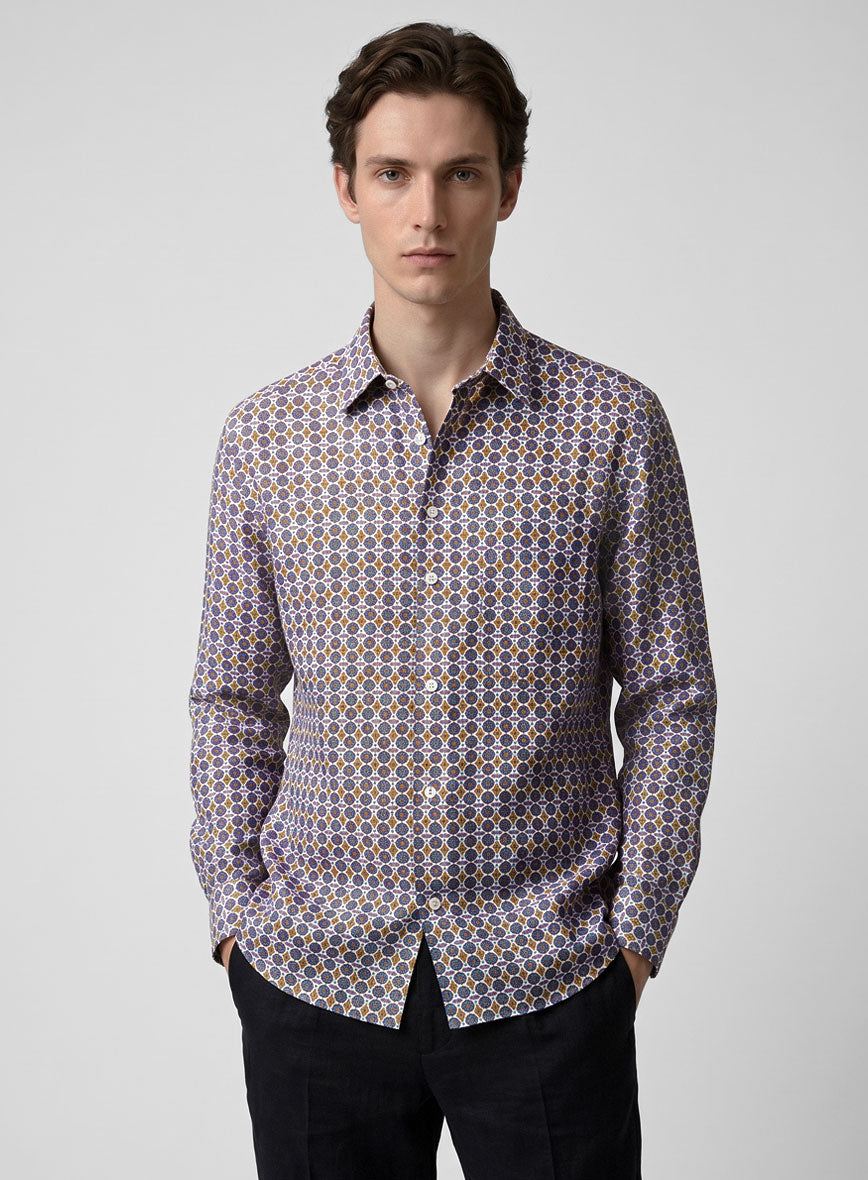 Italian Stefania Summer Linen Shirt - StudioSuits