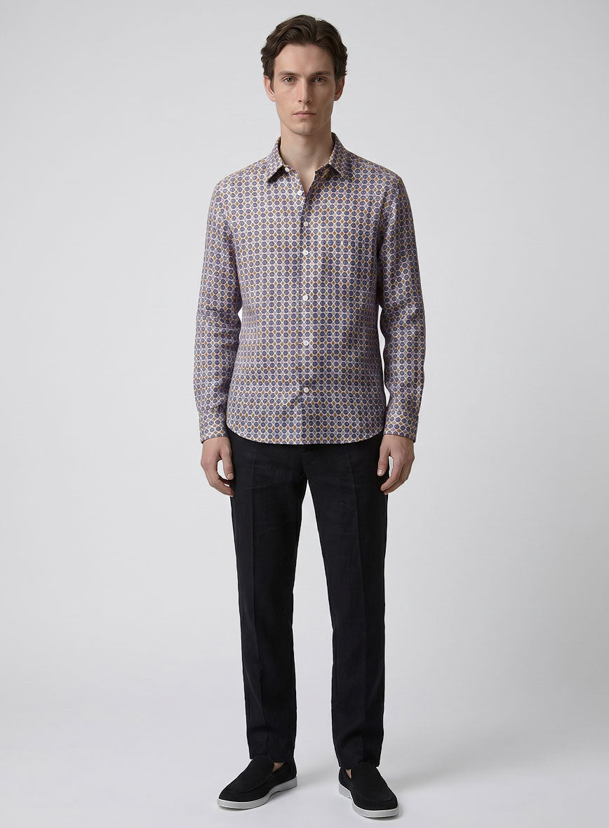 Italian Stefania Summer Linen Shirt - StudioSuits