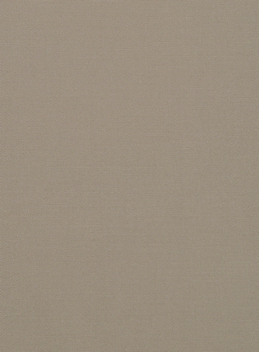 Italian Stone Khaki Cotton Stretch Jacket - StudioSuits