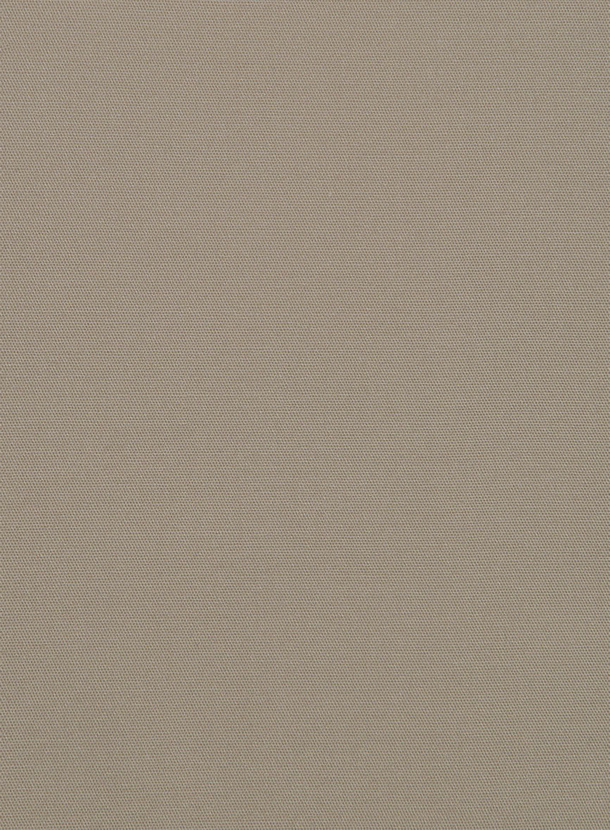 Italian Stone Khaki Cotton Stretch Suit - StudioSuits