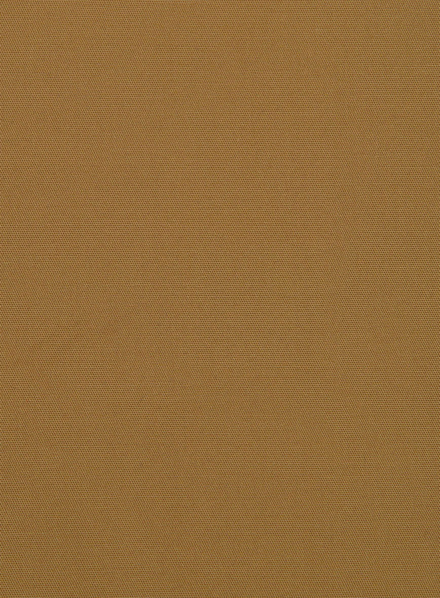 Italian Tan Cotton Stretch Suit - StudioSuits