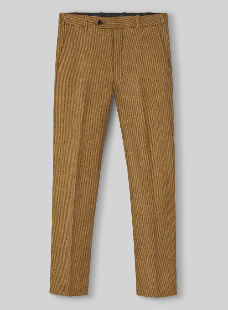 Italian Tan Cotton Stretch Suit - StudioSuits