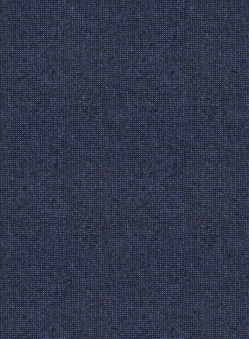 Italian Tavi Blue Nailhead Flannel Jacket - StudioSuits