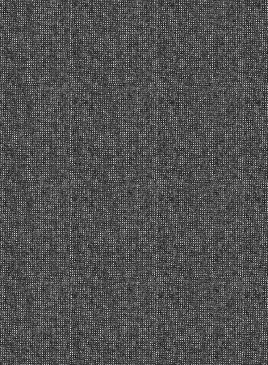 Italian Tavi Gray Nailhead Flannel Pants - StudioSuits