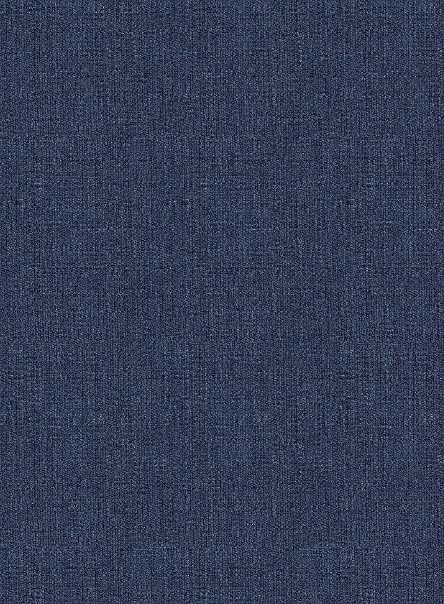 Italian Tela Indigo Blue Wool Jacket - StudioSuits