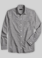Italian Timber Brown Stretch Cotton Shirt - StudioSuits