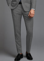 Italian Turna Gray Flannel Pants - StudioSuits