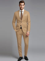 Italian Turna Khaki Flannel Suit - StudioSuits