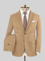 Italian Turna Khaki Flannel Suit - StudioSuits