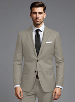 Italian Turna Light Brown Flannel Suit - StudioSuits