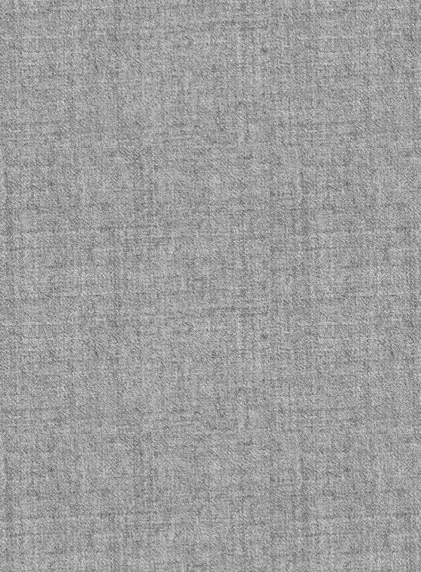 Italian Turna Light Gray Flannel Jacket - StudioSuits