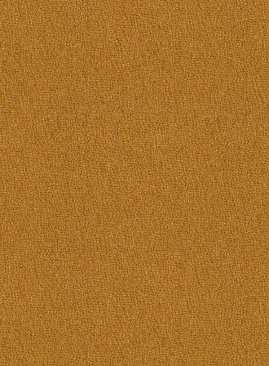 Italian Turna Mustard Flannel Jacket - StudioSuits