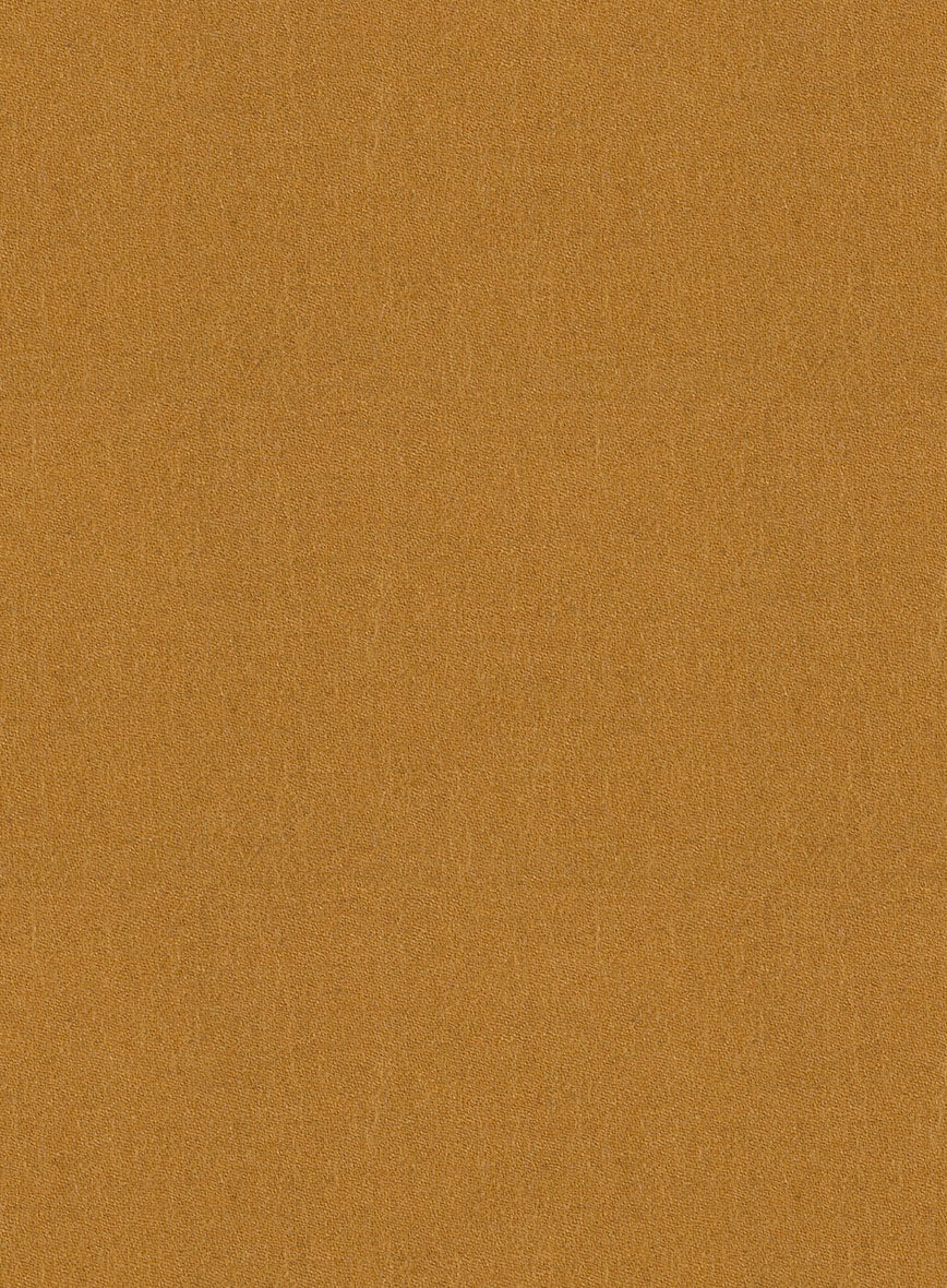 Italian Turna Mustard Flannel Pants - StudioSuits