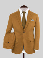 Italian Turna Mustard Flannel Suit - StudioSuits