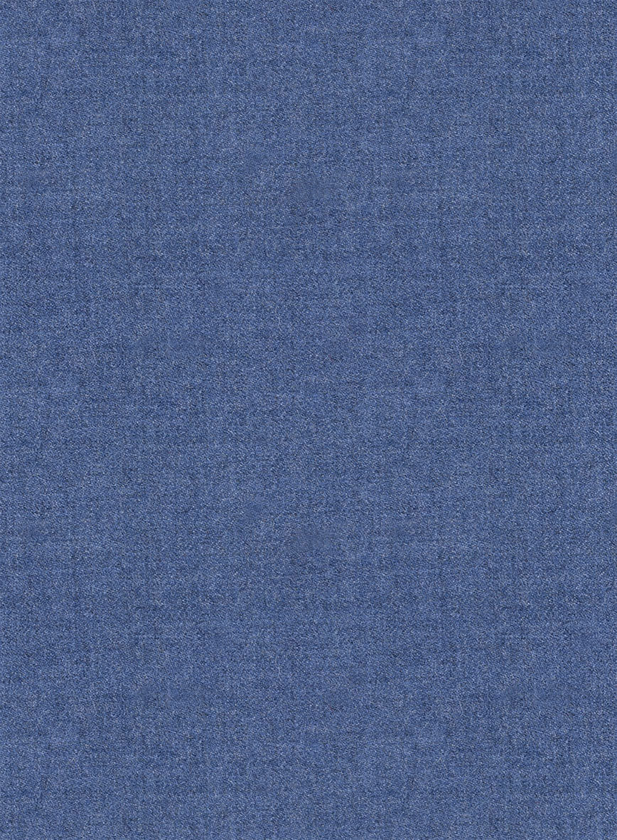 Italian Turna Paris Blue Flannel Jacket - StudioSuits