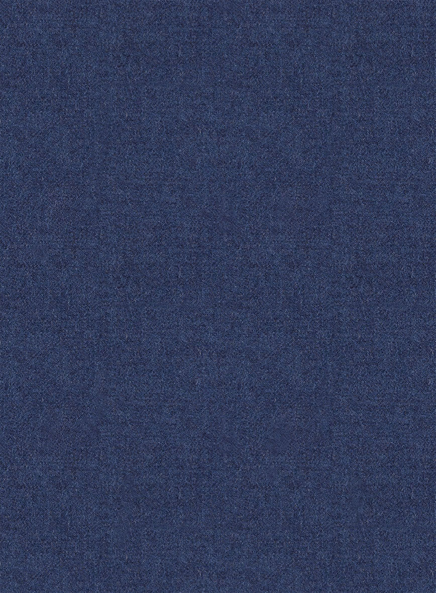 Italian Turna Persian Blue Flannel Jacket - StudioSuits