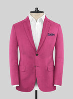 Italian Turna Pink Flannel Suit - StudioSuits