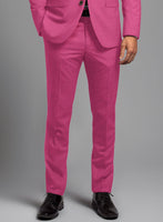 Italian Turna Pink Flannel Suit - StudioSuits