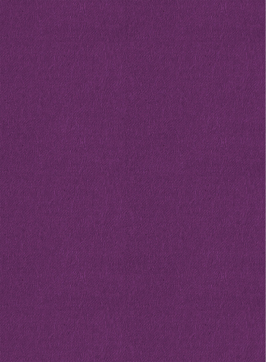 Italian Turna Purple Flannel Pants - StudioSuits