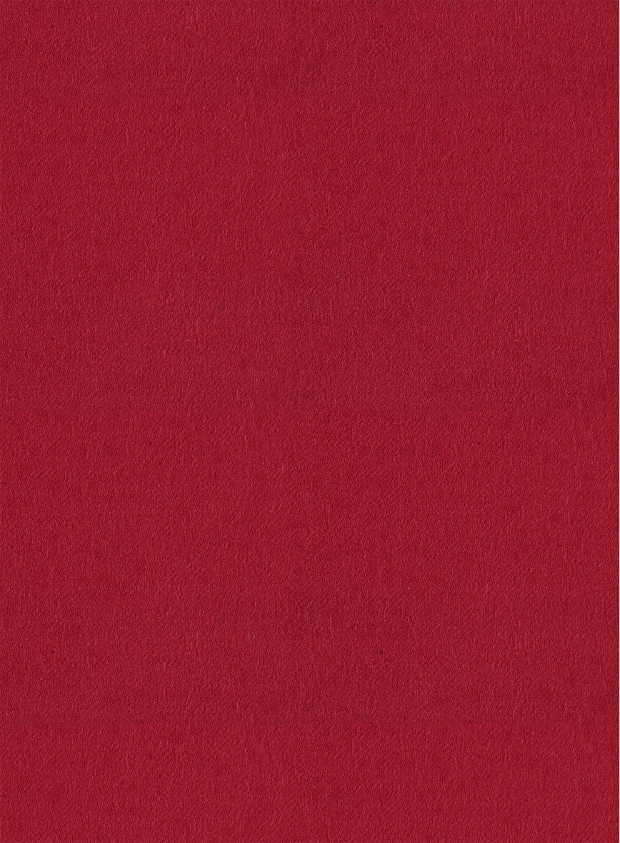 Italian Turna Red Flannel Jacket - StudioSuits