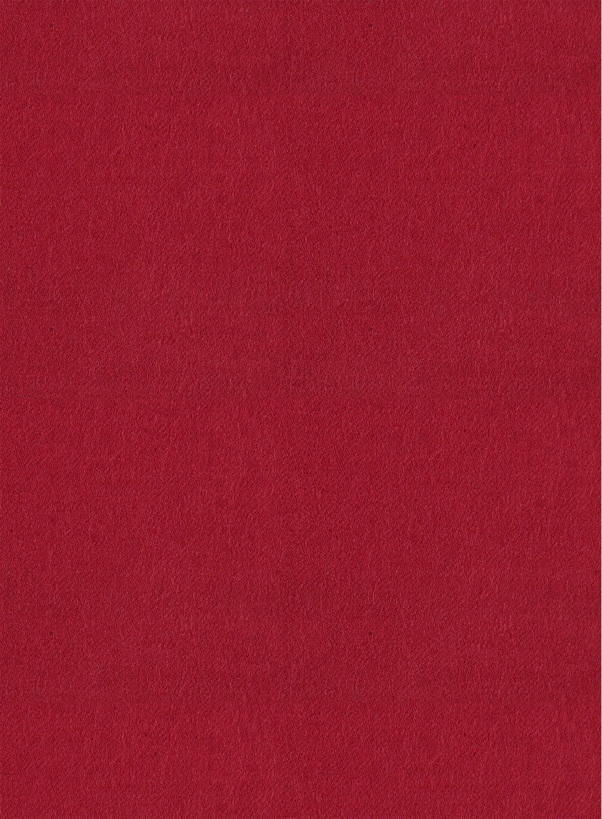 Italian Turna Red Flannel Jacket - StudioSuits