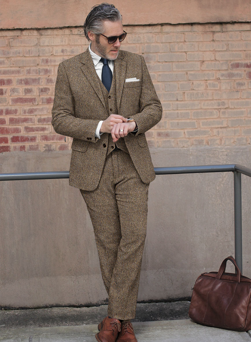 Italian Tweed Ximan Donegal Suit - StudioSuits