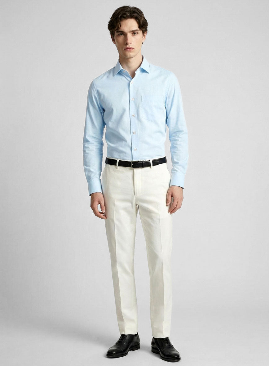 Italian Velaro Blue Shirt - StudioSuits
