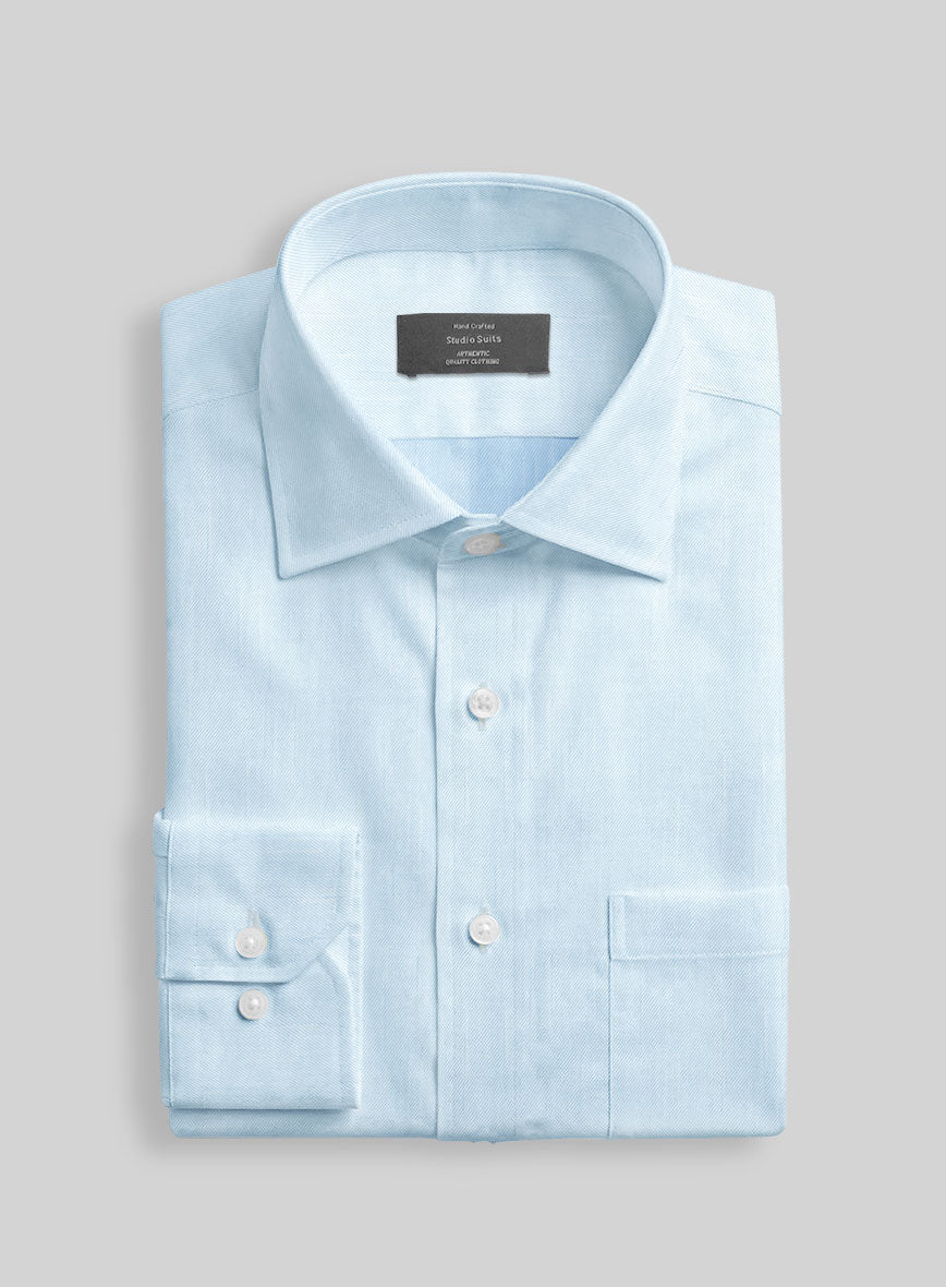 Italian Velaro Blue Shirt - StudioSuits
