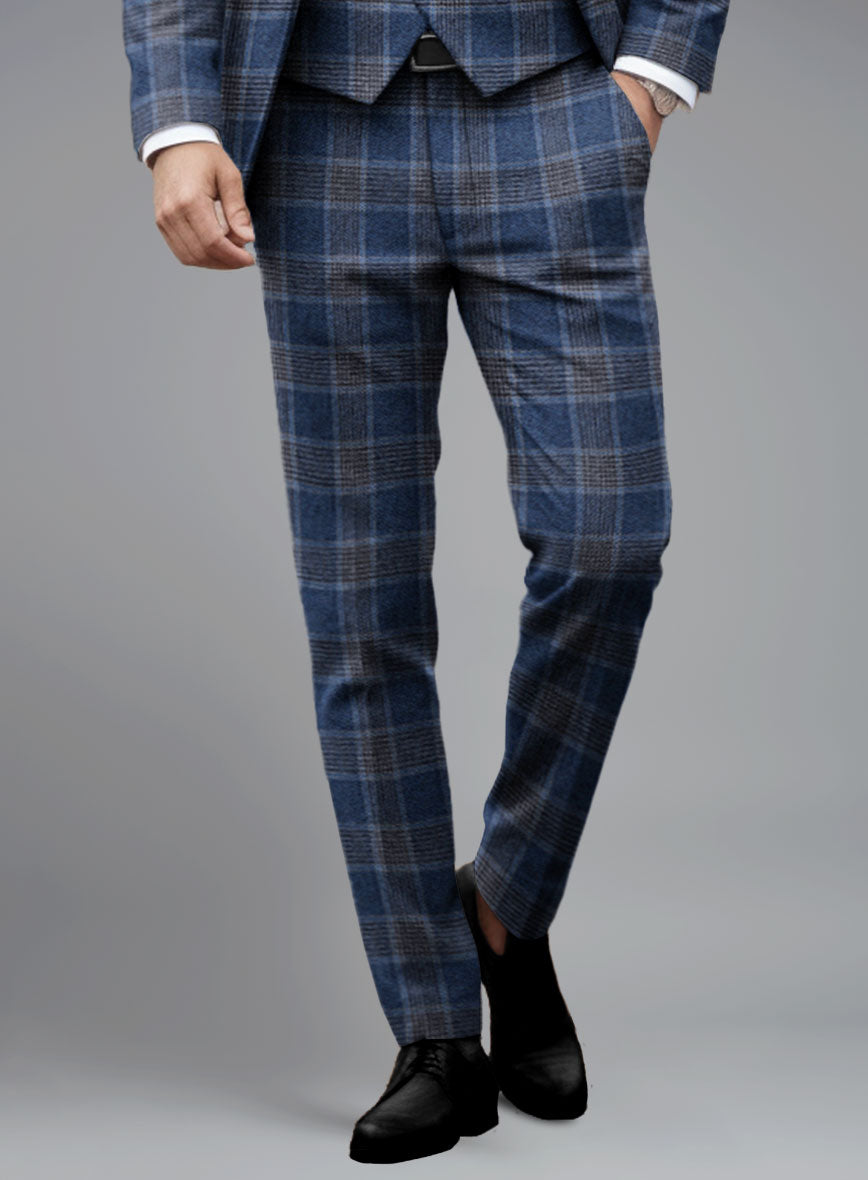 Italian Vincenzo Check Tweed Suit - StudioSuits
