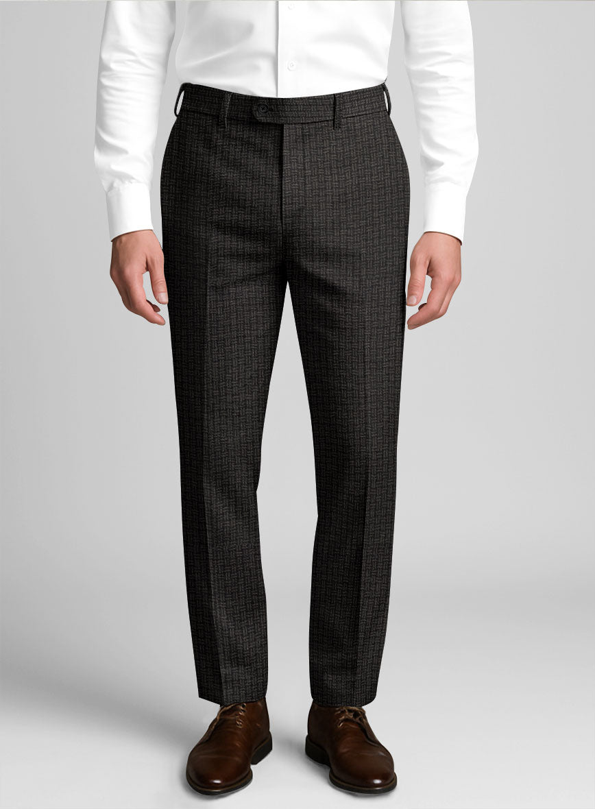 Italian Wool Alduna Pants - StudioSuits