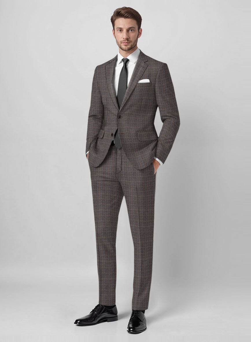 Italian Wool Azurel Suit - StudioSuits