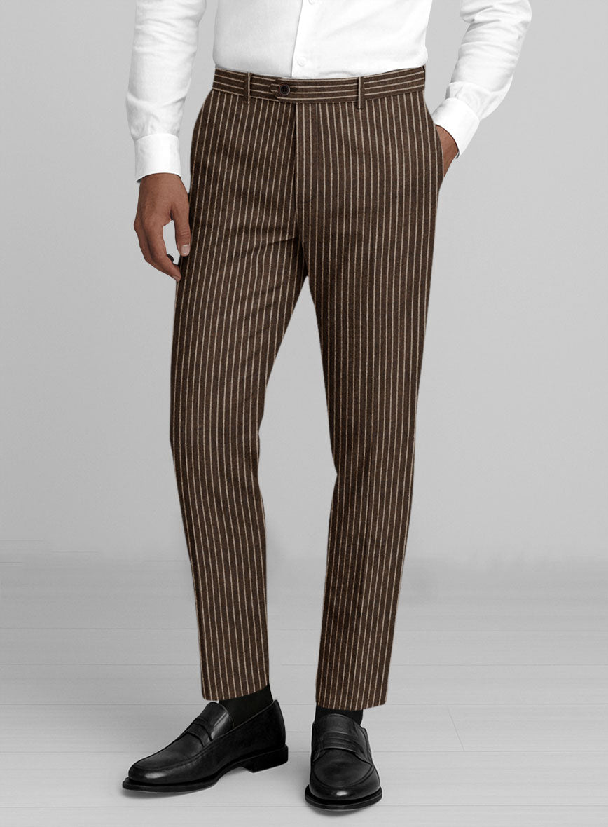Italian Wool Bandera Pants - StudioSuits